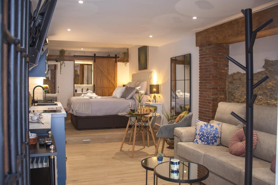 Bed, Living room, Photo of the whole room, Bedroom
