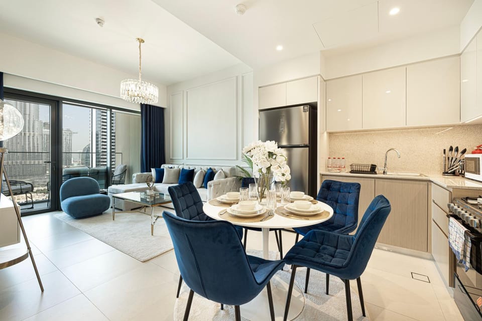 Stayélite at Burj Royale - Full Burj View - 5 min walk to Dubai Mall - Luxurious Apartment Apartment in Dubai