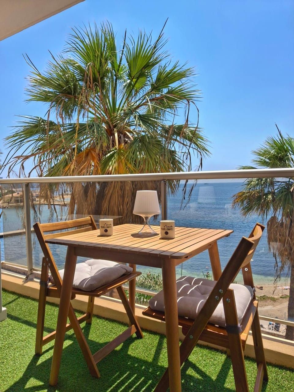 Patio, Dining area, Sea view