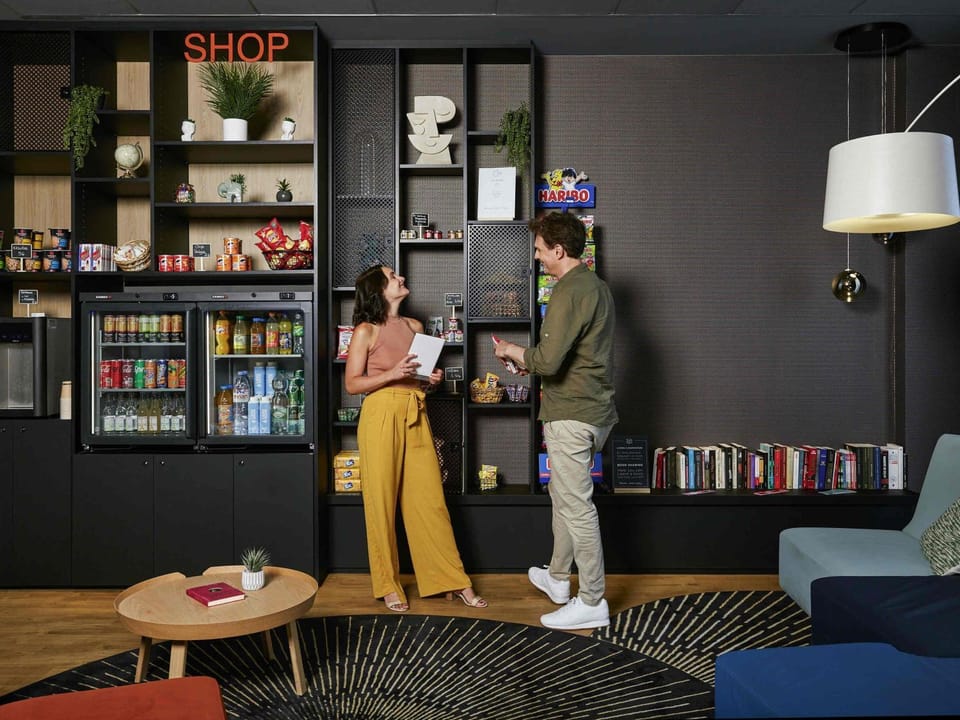 Library, Supermarket/grocery shop