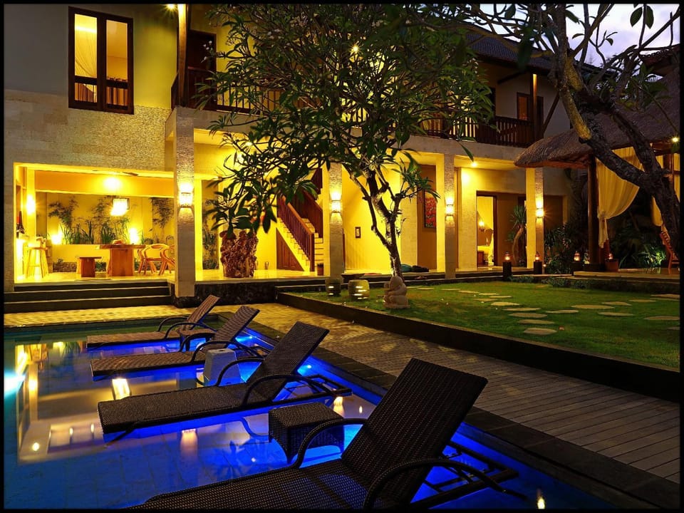 Garden, Balcony/Terrace, On site, Swimming pool, Swimming pool, Sunset