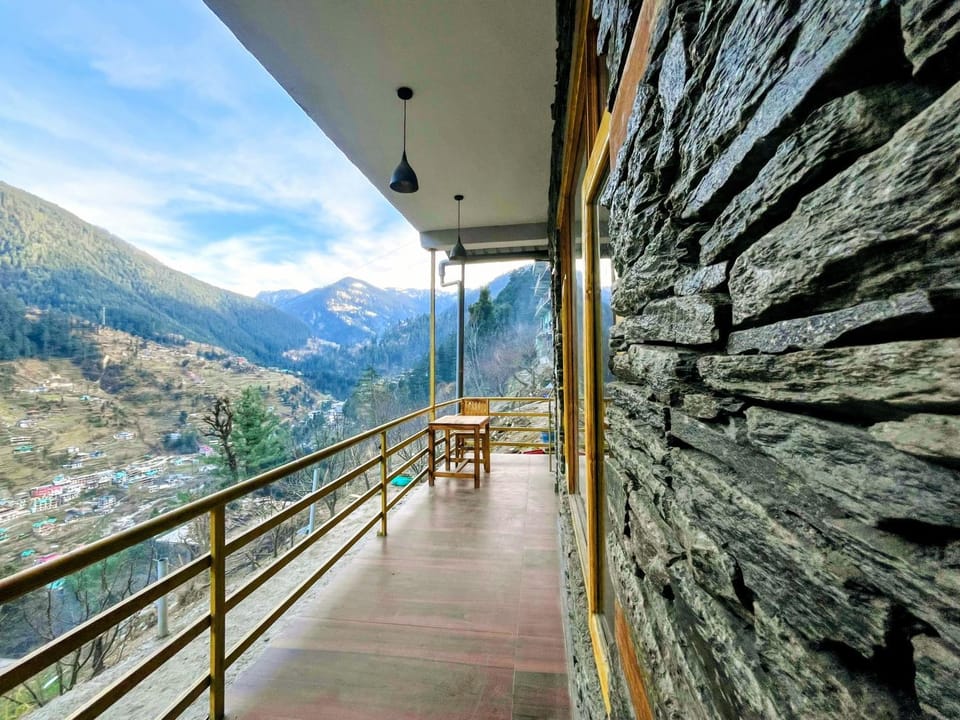Natural landscape, Balcony/Terrace, Mountain view