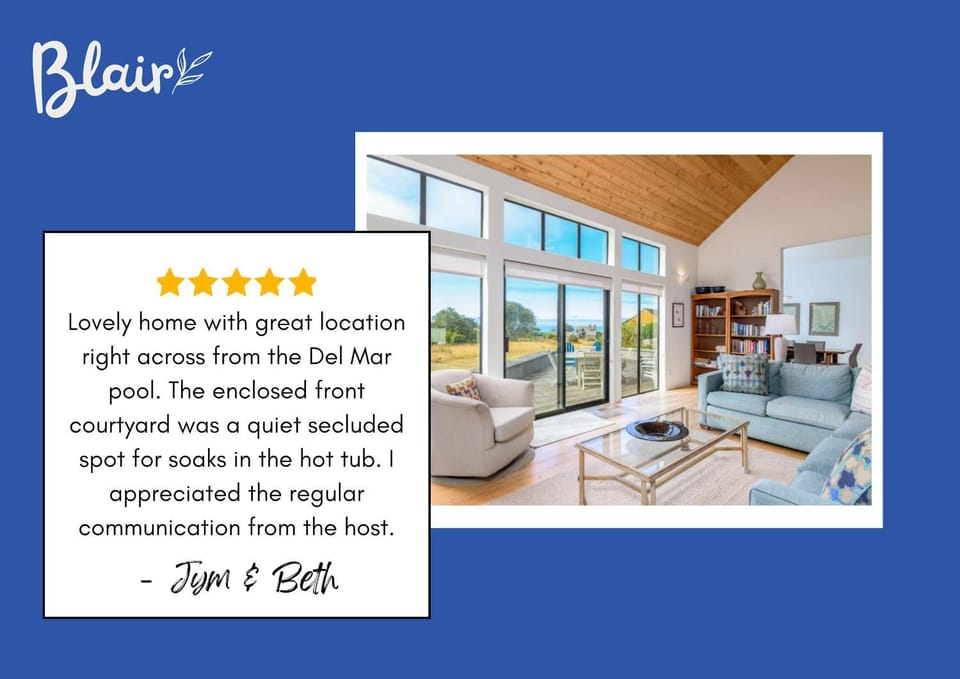 Soak in Bluff & Ocean Views at Blair with Hot Tub House in Sonoma County