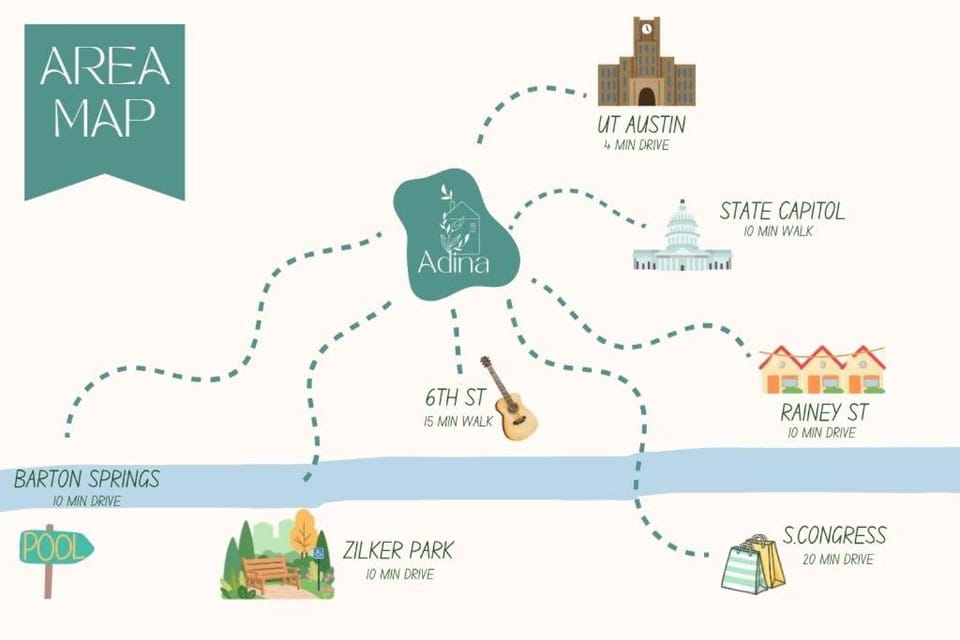7 Private Suites Sleeps 25 Walkable to SXSW House in Austin