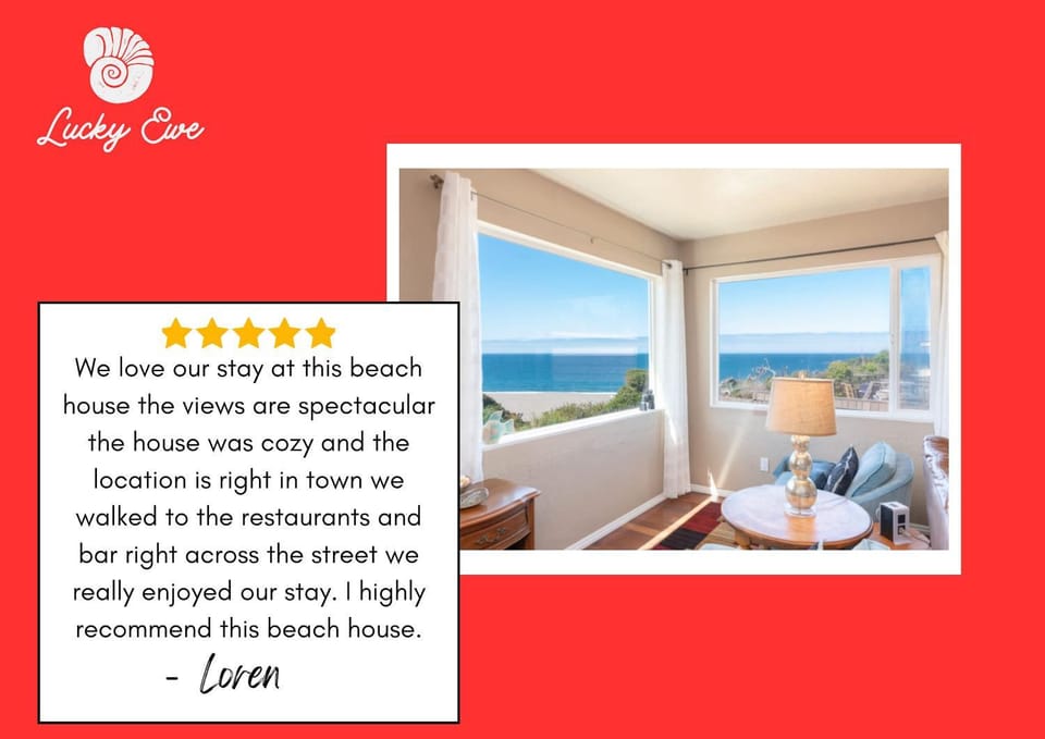 Lucky Ewe - Ocean View Retreat House in Gualala