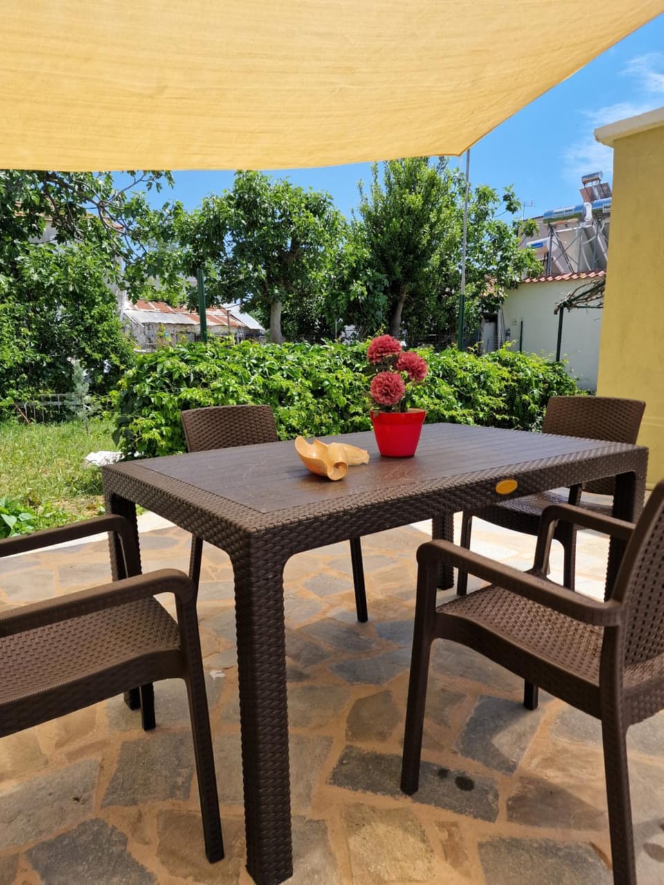 Patio, Garden, Garden, Balcony/Terrace, Dining area, Garden view