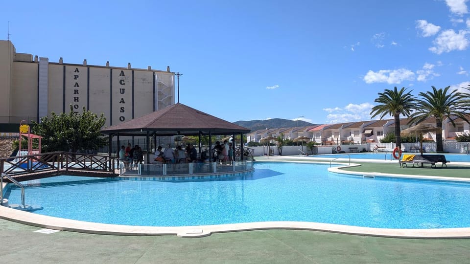 Garden, Lounge or bar, Spa and wellness centre/facilities, Aqua park, Pool view, Area and facilities, Swimming pool, sunbed