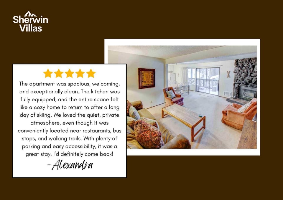 Sherwin Villas Free Shuttle & Near Skiing House in Mammoth Lakes