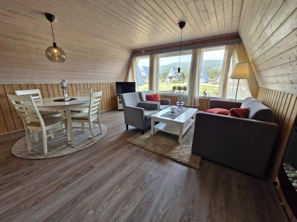 Living room, Seating area, Dining area