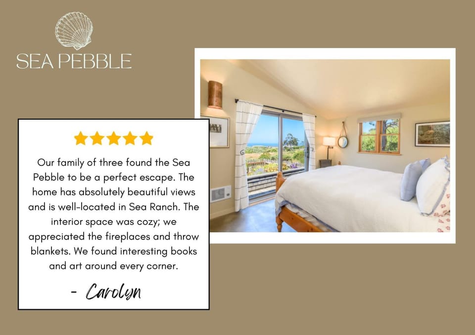 Sea Pebble - Sea Ranch Retreat House in Sonoma County