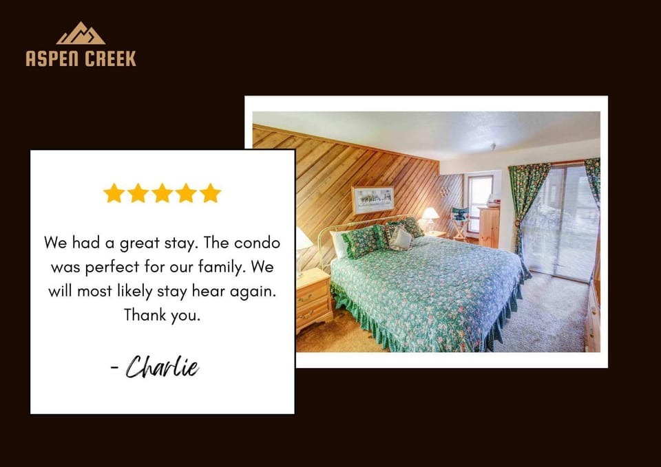 Aspen Creek #119 Shared Pool Hot Tub & BBQ House in Mammoth Lakes