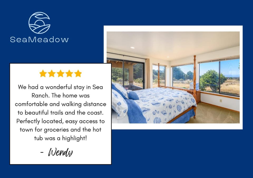 Sea Meadow - Panoramic Ocean View House in Sonoma County