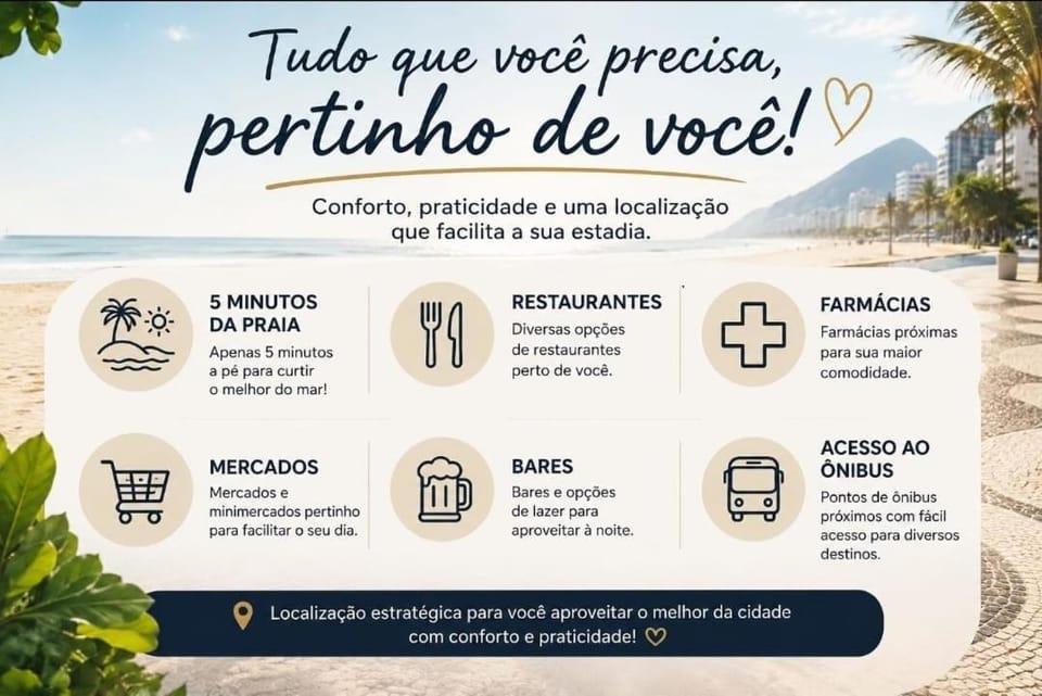 Amplo apt 2 Qdras da Praia do Pontal Apartment in Rio de Janeiro