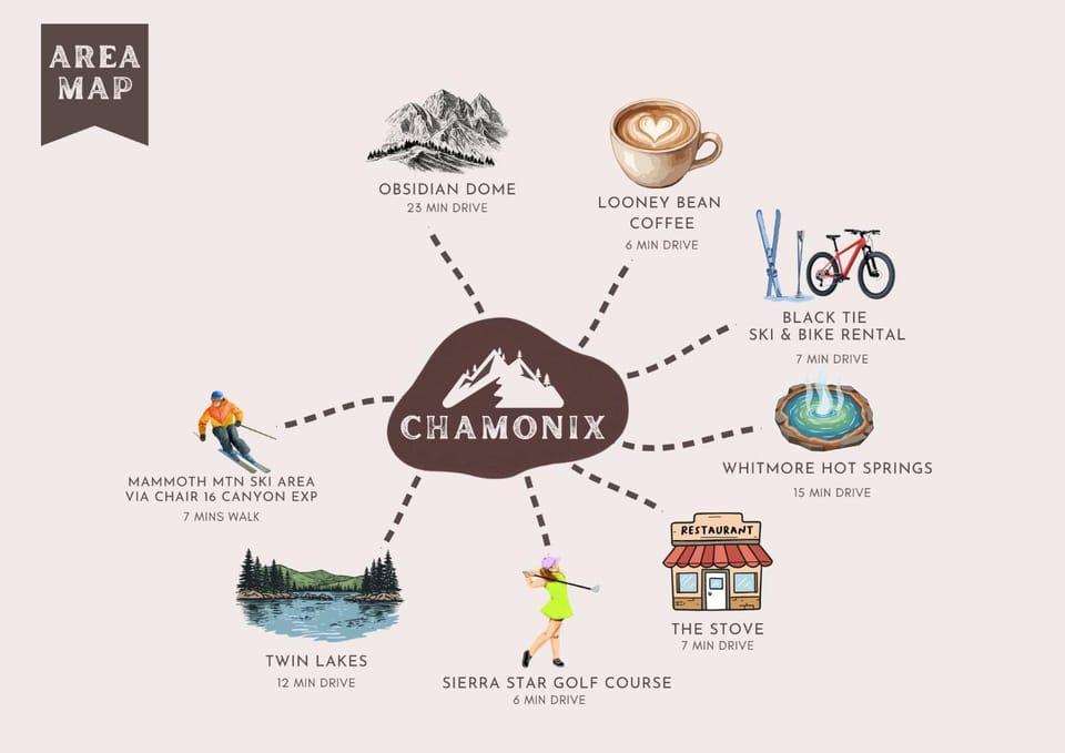Chamonix Year-Round Fun with Shared Pool House in Mammoth Lakes