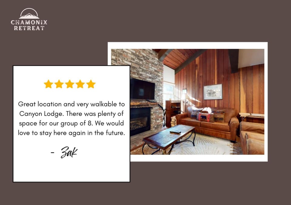 Chamonix Retreat Nearby Outdoor Activities House in Mammoth Lakes