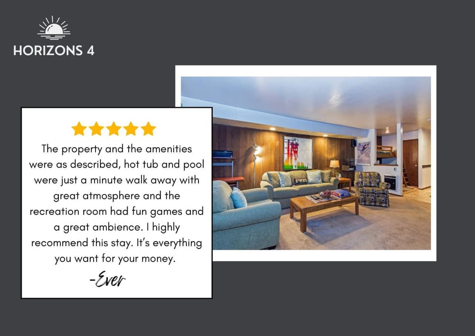 Horizons Year-Round Fun with Rec Room House in Mammoth Lakes