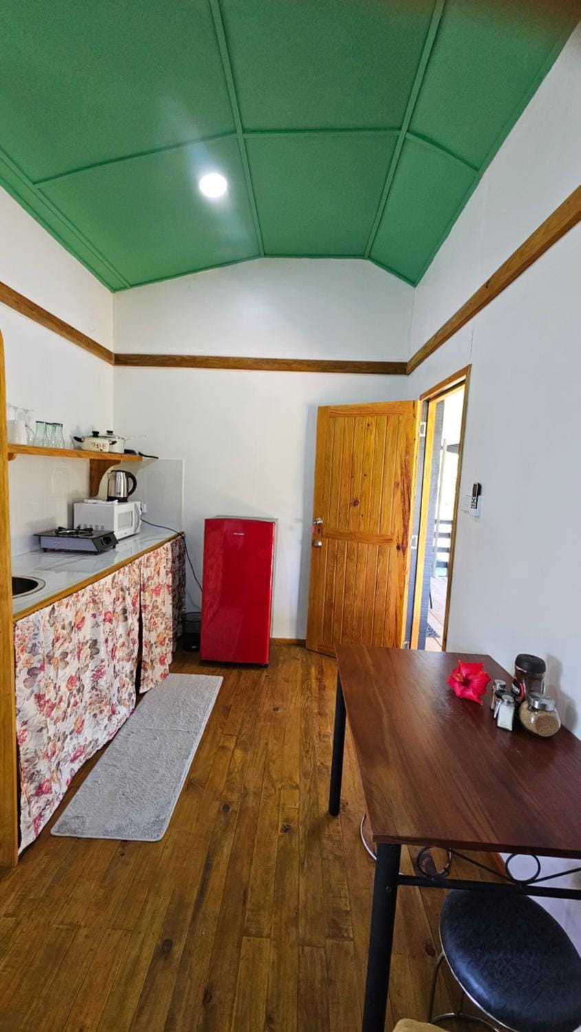 Kitchen or kitchenette, Dining area, stove