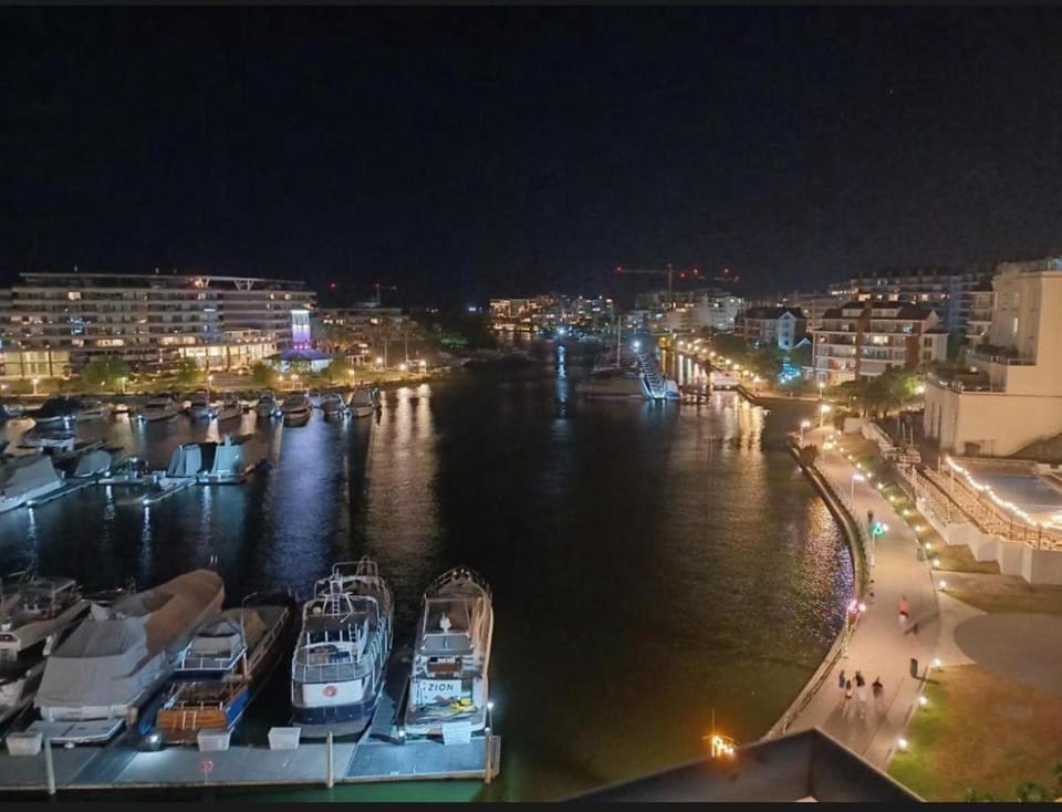 Night, Natural landscape, Bird's eye view, Lake view, River view