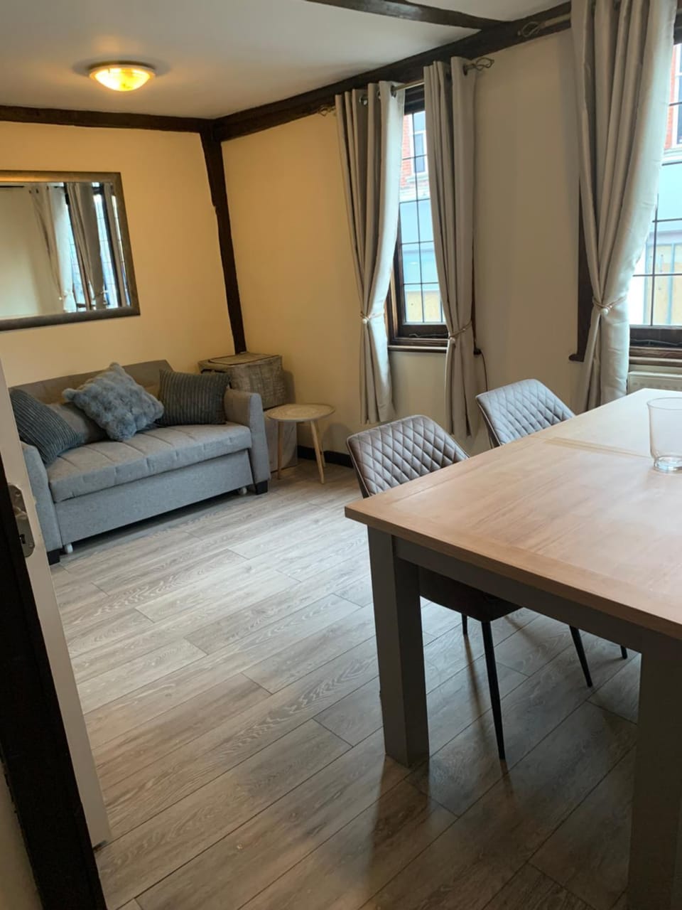 Living room, Seating area, Dining area
