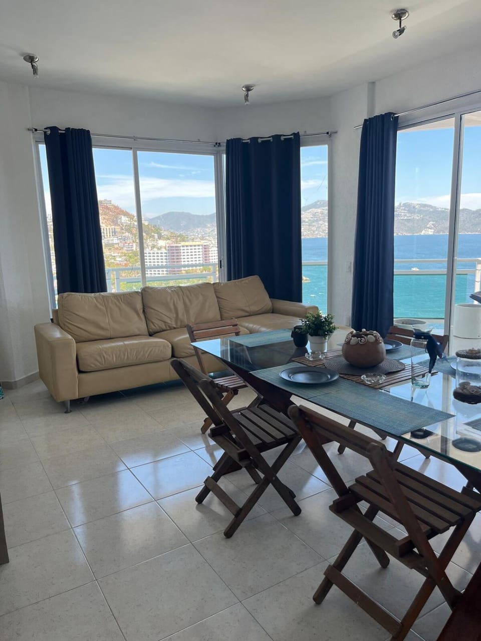 View (from property/room), Balcony/Terrace, Living room, Dining area, Sea view