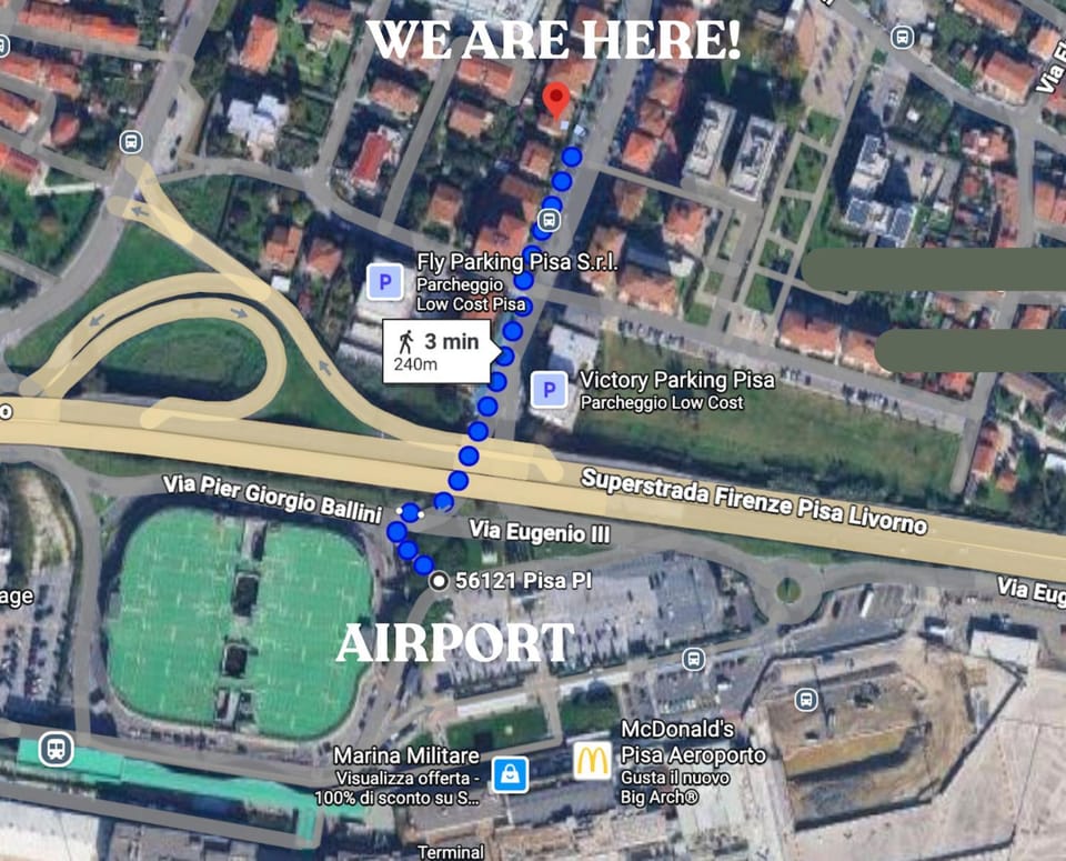 The Green Gate - Airport Guest House Bed and Breakfast in Pisa