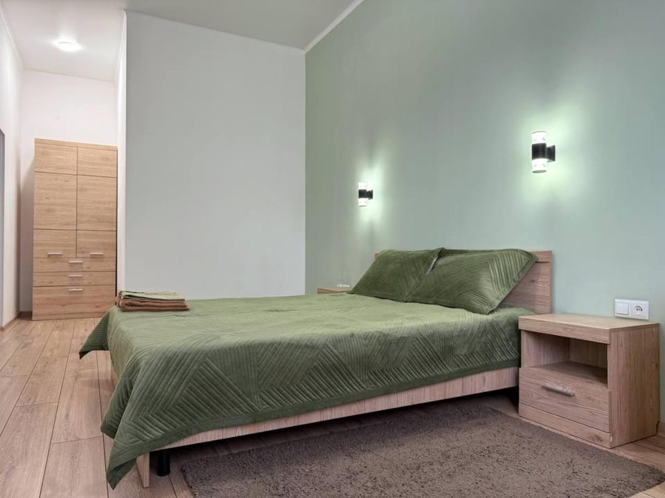 Bed, Living room, Photo of the whole room, Bedroom