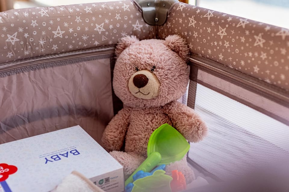 Bed, Photo of the whole room, Bedroom, cot