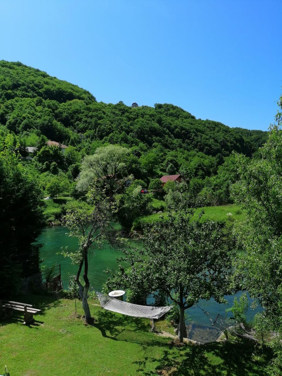 Garden, Mountain view, River view