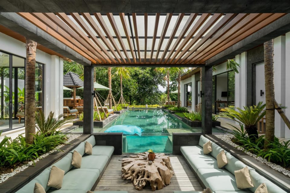 Natural landscape, Garden view, Pool view, Swimming pool, sunbed