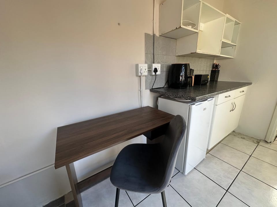 Kitchen or kitchenette, toaster