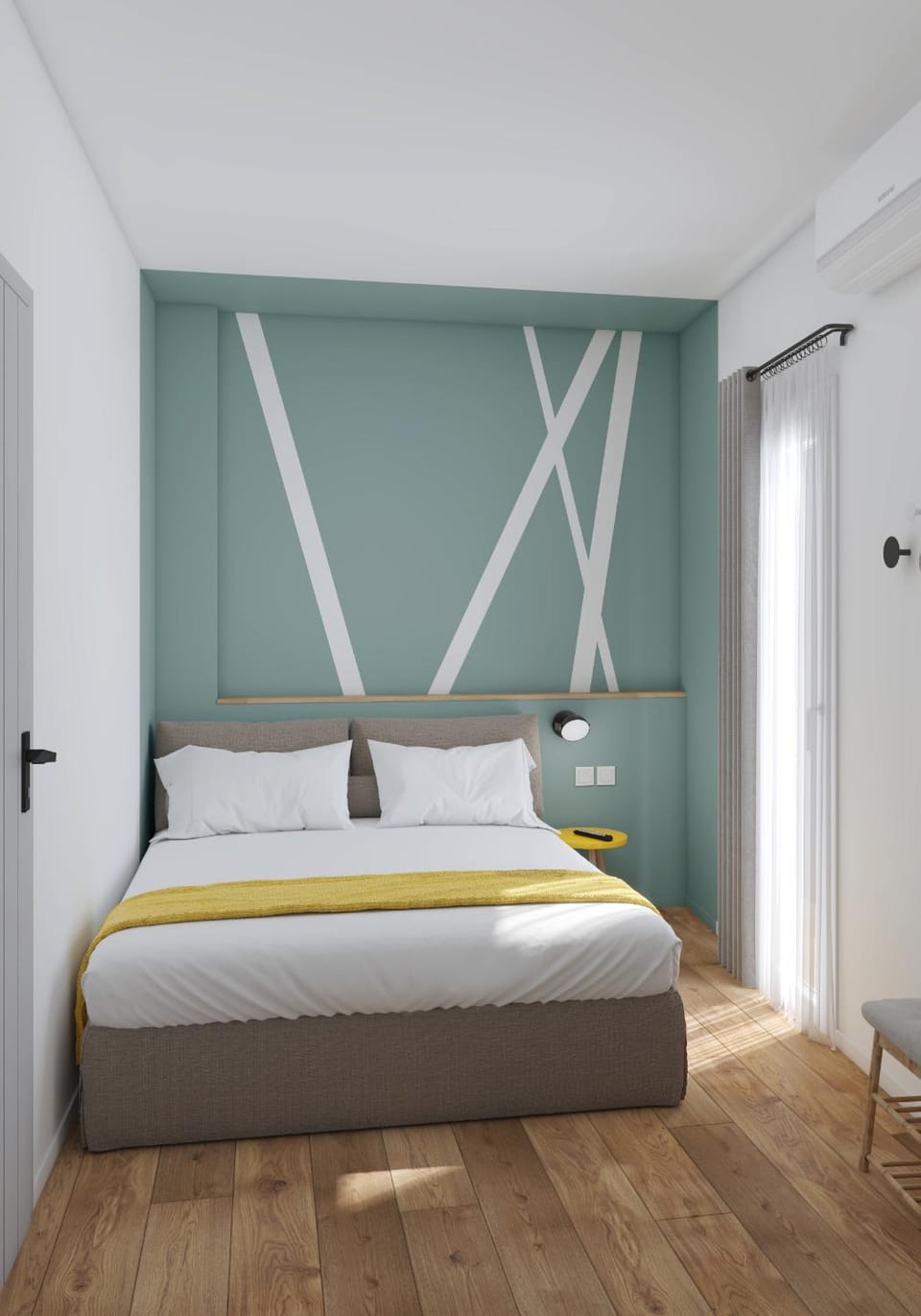 Bed, Photo of the whole room, Bedroom