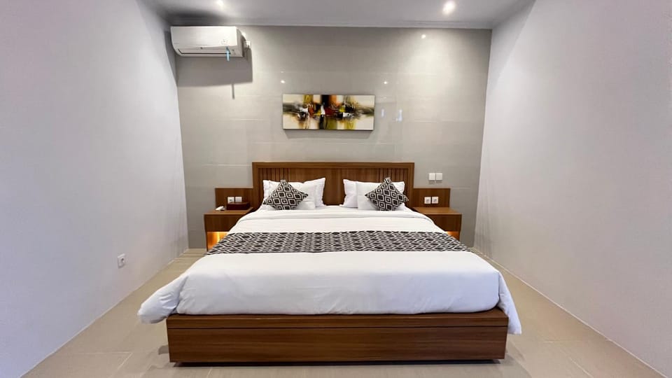 Bed, Bedroom, air conditioner