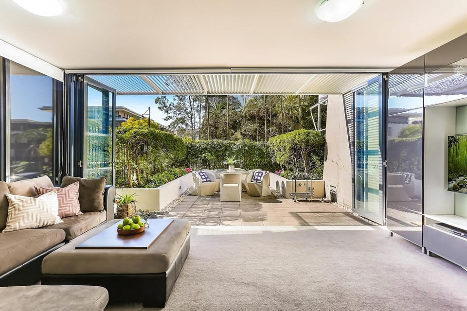 Patio, Living room, Seating area