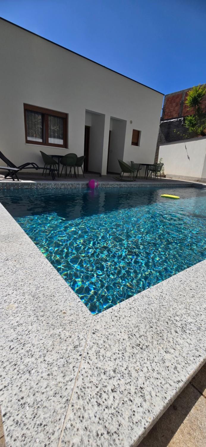 Pool view, sunbed