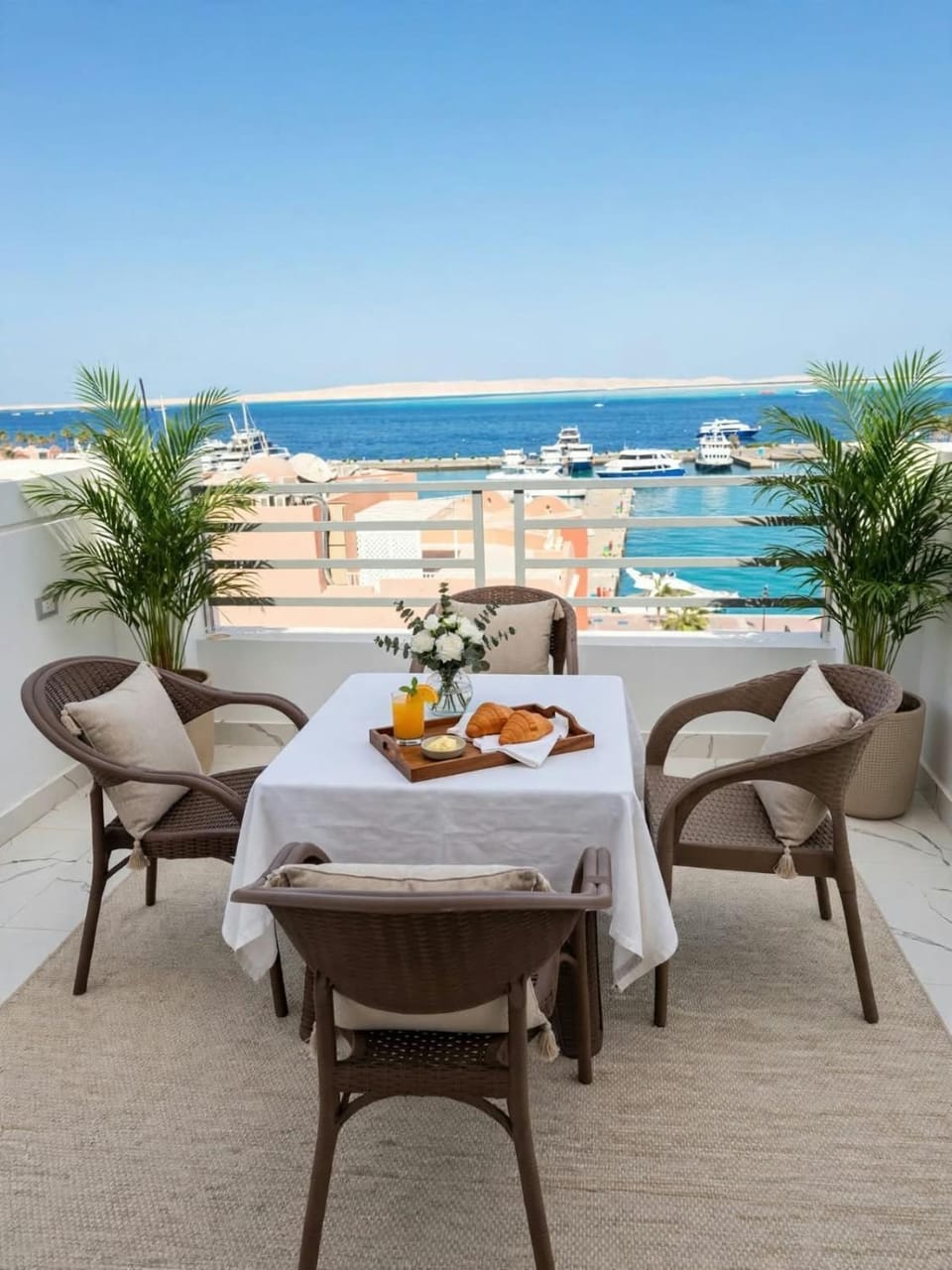 Amazing Rooftop Marina Hurghada Apartment in Hurghada