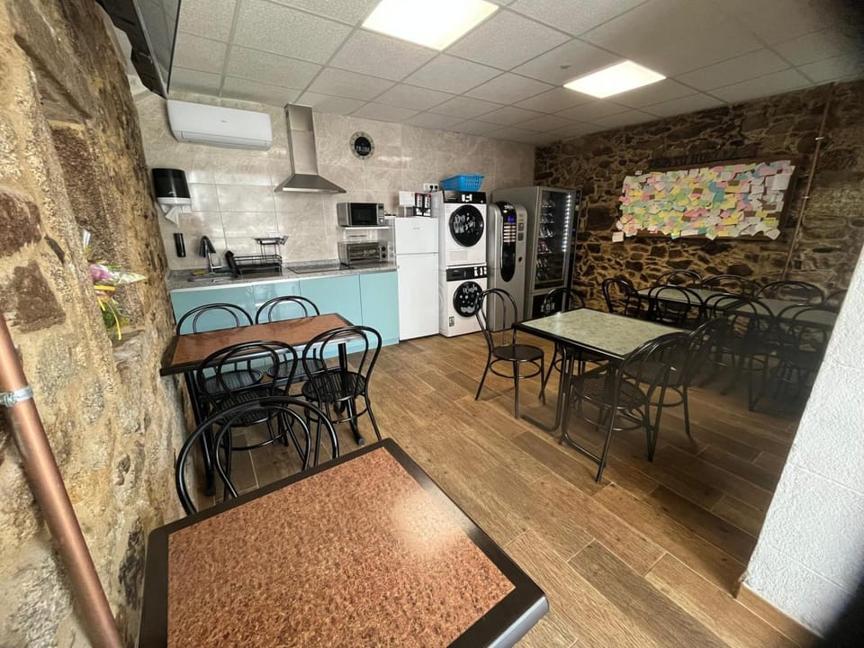 Kitchen or kitchenette, Dining area, stove, washing machine, dryer