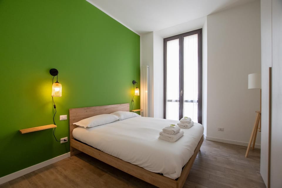 Bed, Photo of the whole room, Bedroom, towels, wardrobe