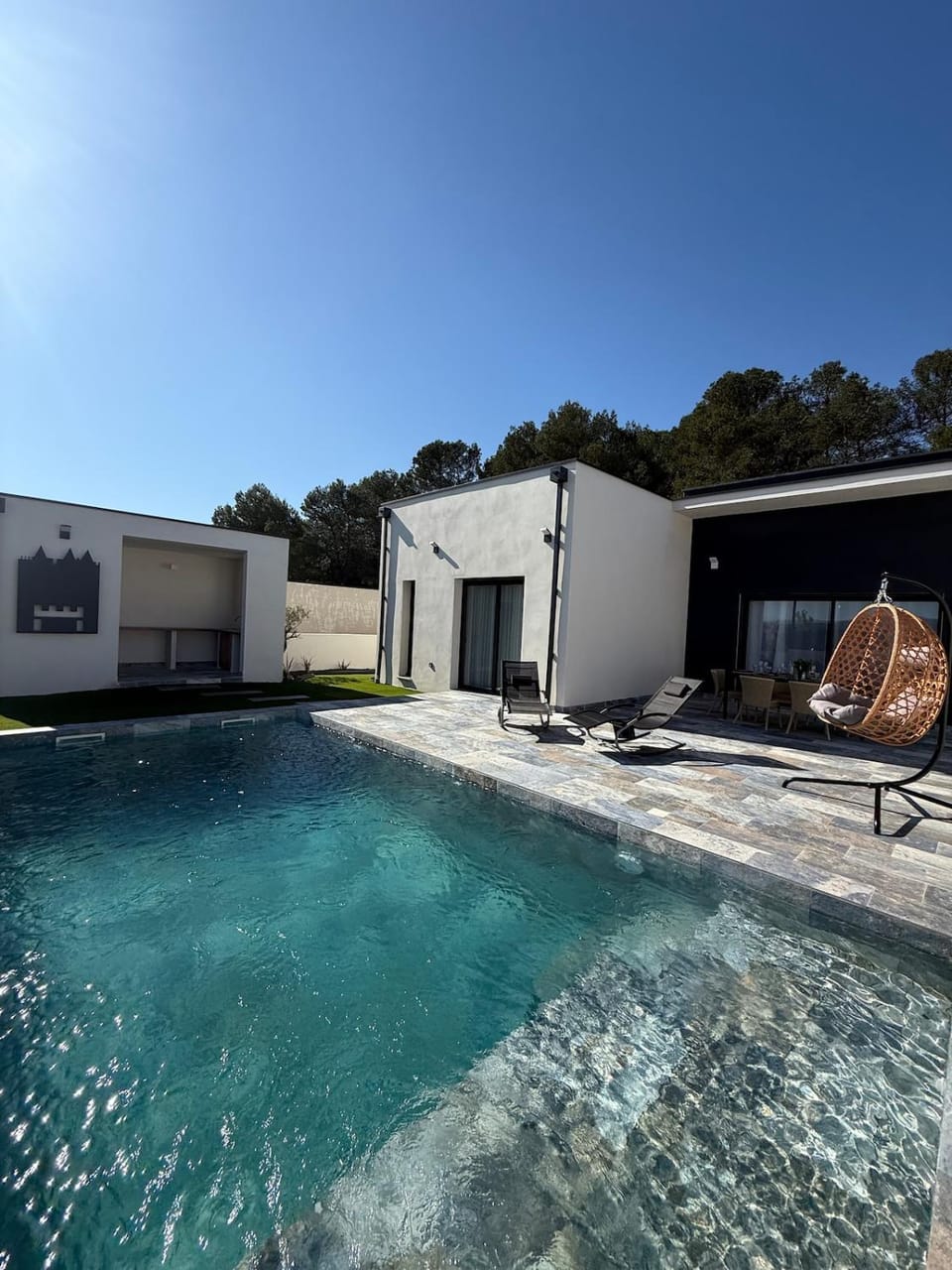 Facade/entrance, Garden, Swimming pool