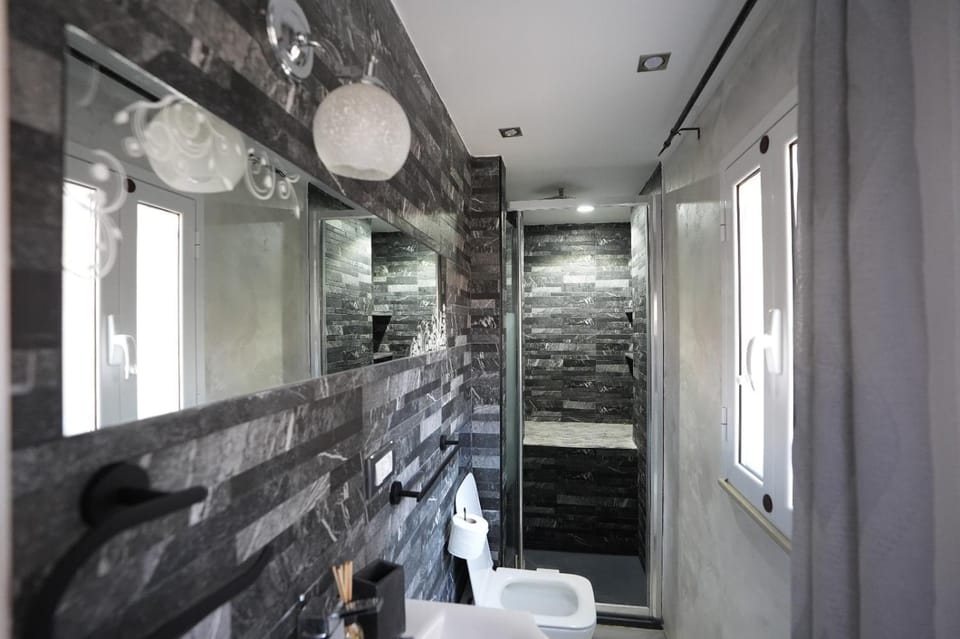 Shower, Toilet, Bathroom, towels