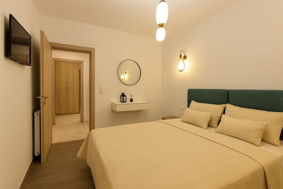 Bed, TV and multimedia, Bedroom, wardrobe