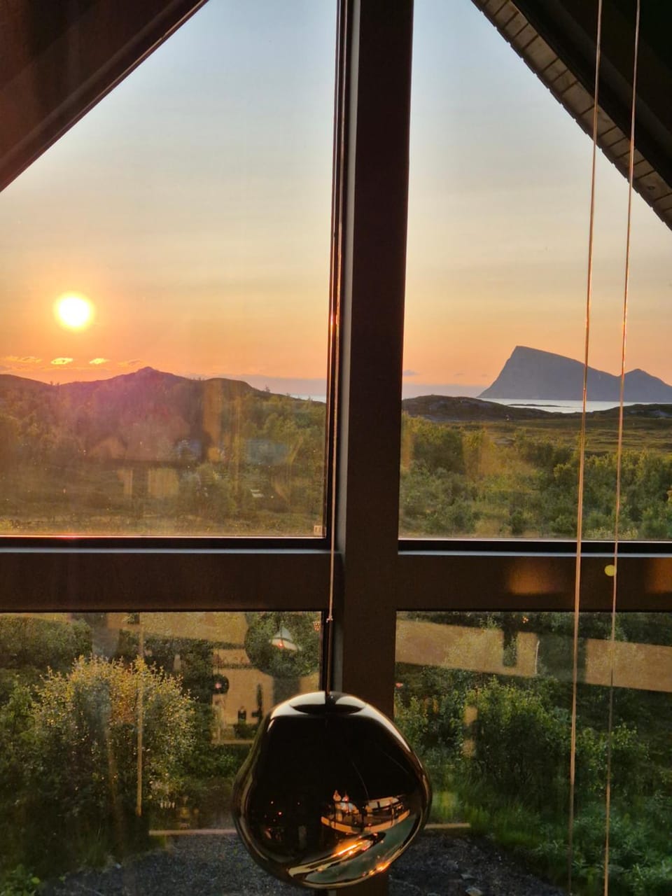 Summer, Mountain view, Sunset