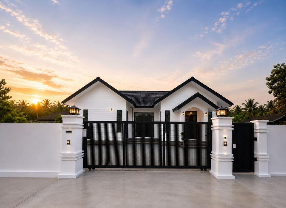 Husna WhiteStay Modern Luxury Family Home spacious 1700sqft Gated Parking House in Terengganu, Malaysia