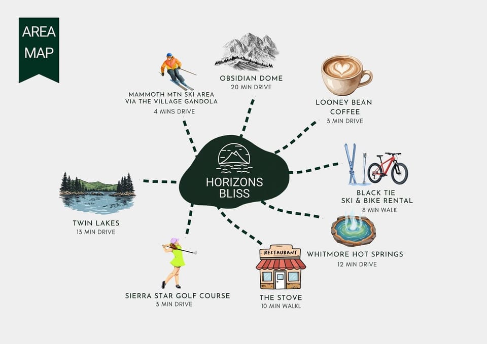 Horizons Bliss - Near Year-Round Activities House in Mammoth Lakes