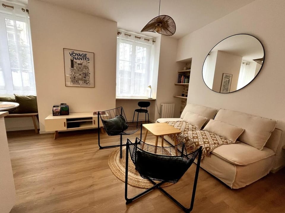 Darbefeuille, grand studio centre ville 2 personnes Apartment in Nantes
