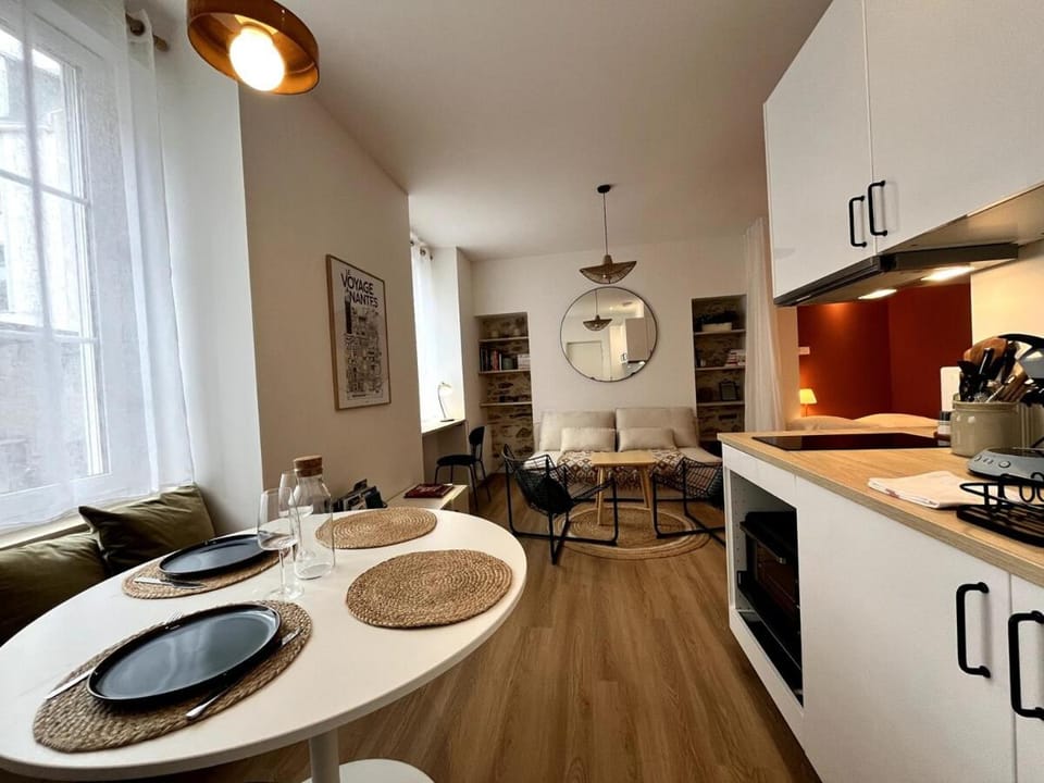 Darbefeuille, grand studio centre ville 2 personnes Apartment in Nantes