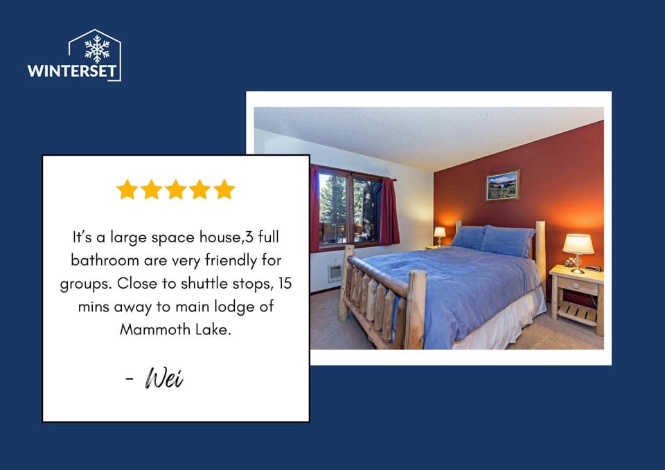 Winterset #18 Shared Pool & Near Skiing House in Mammoth Lakes