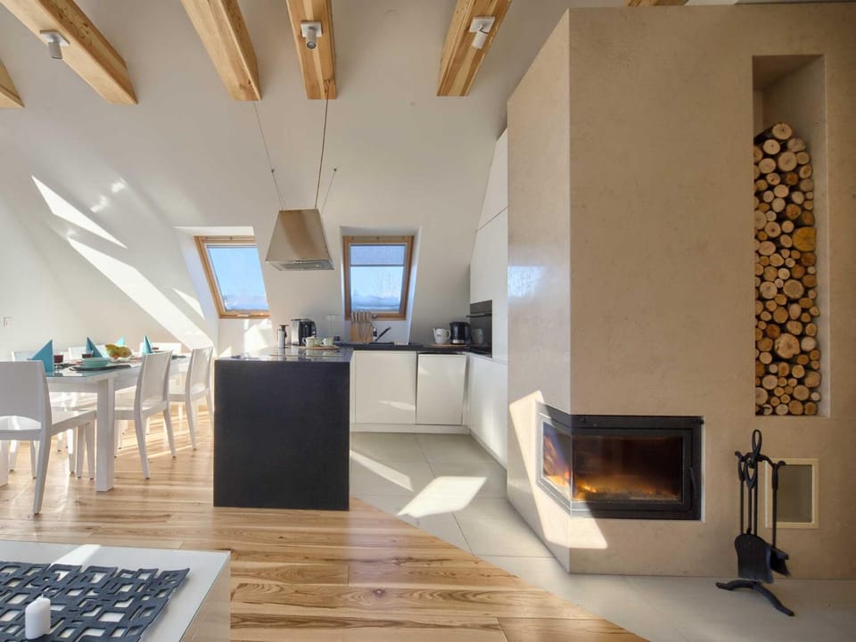 Coffee/tea facilities, Kitchen or kitchenette, Living room, Photo of the whole room, Decorative detail, Seating area, Dining area, Area and facilities