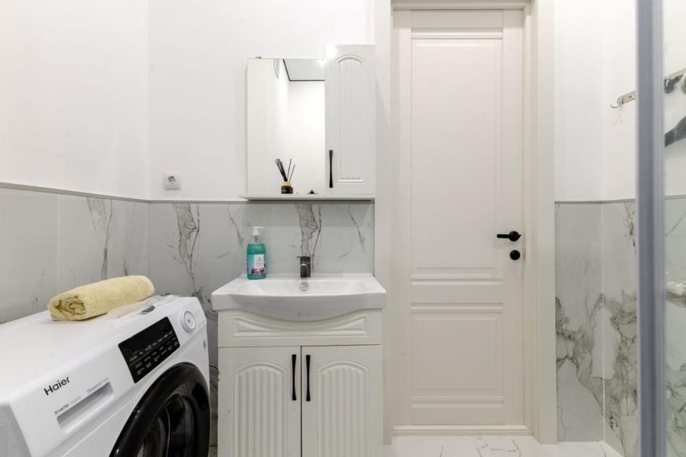 Shower, washing machine, dryer