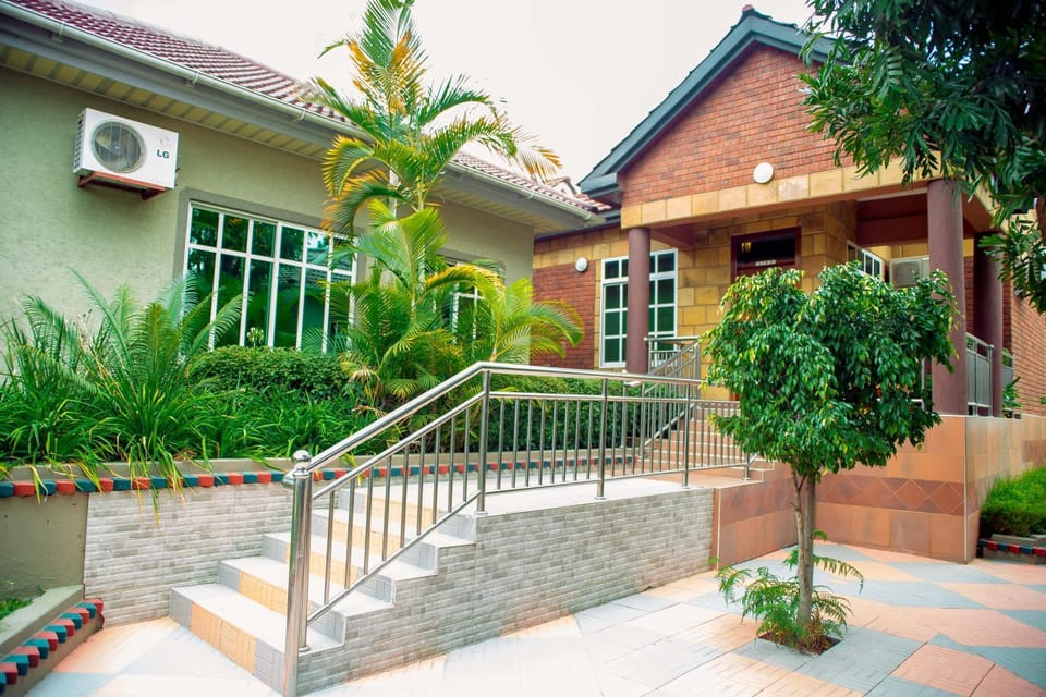 Property building, Garden view