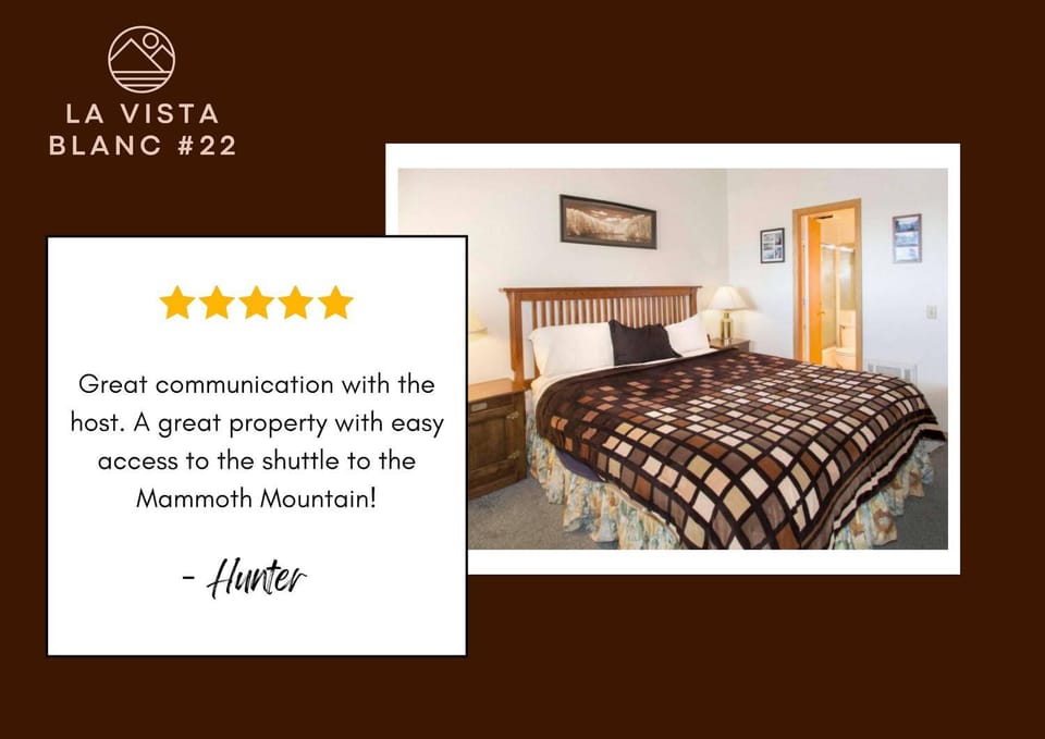 La Vista Blanc #22 - Near Shuttle BBQ & Pool House in Mammoth Lakes